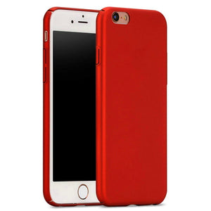 Slim Case Matte PC Red Ochranný Kryt pre iPhone 6/6S