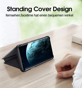 Smart Clear View Black Ochranný Kryt pre Samsung Galaxy A52 / A52 5G / A52s