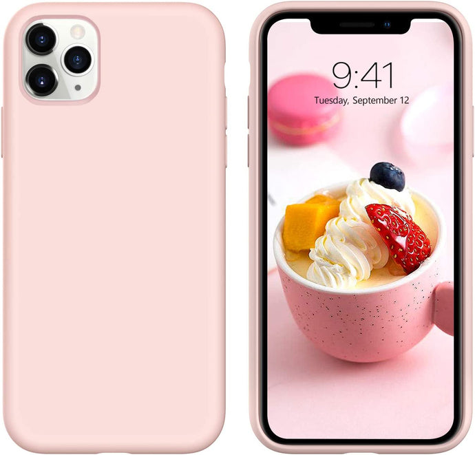 Premium Silicone Case Pink Ochranný Kryt pre iPhone 11 Pro