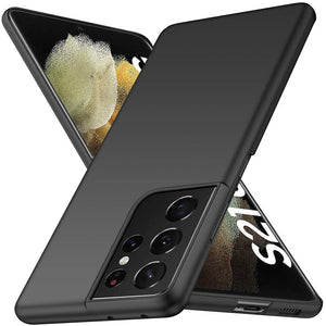 Ultra Slim Black Ochranný Kryt pre Samsung Galaxy S21 Ultra