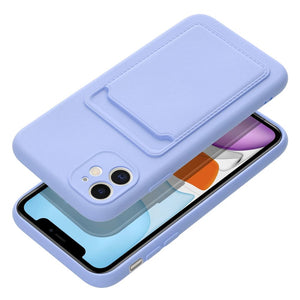 Card Air Bag Case Purple Ochranný Kryt pre iPhone 11