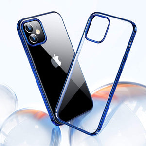 Luxury Plate Case Blue Ochranný Kryt pre iPhone 13 Pro