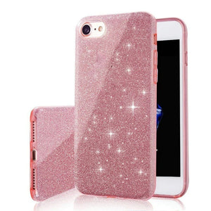 Glitter Pink Ochranný Kryt pre iPhone 6 Plus / 6S Plus