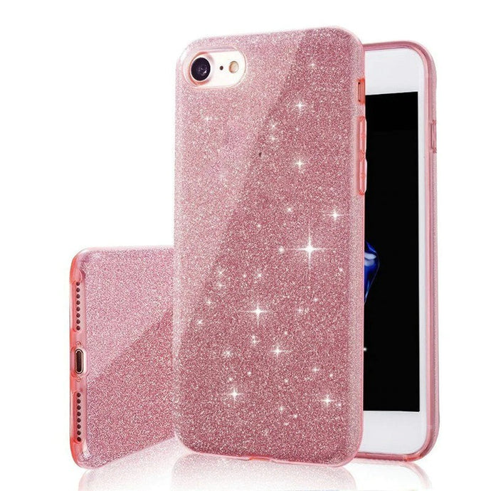 Glitter Pink Ochranný Kryt pre iPhone 7/8/SE 2020