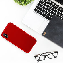 Načítať obrázok do zobrazovača galérie, Slim Case Matte PC Red Ochranný Kryt pre iPhone X/XS
