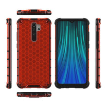Načítať obrázok do zobrazovača galérie, Armor Honey Comb Red Ochranný Kryt pre Xiaomi Redmi Note 8 Pro
