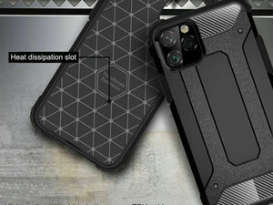 Hybrid Armor Black Ochranný Kryt pre iPhone 11