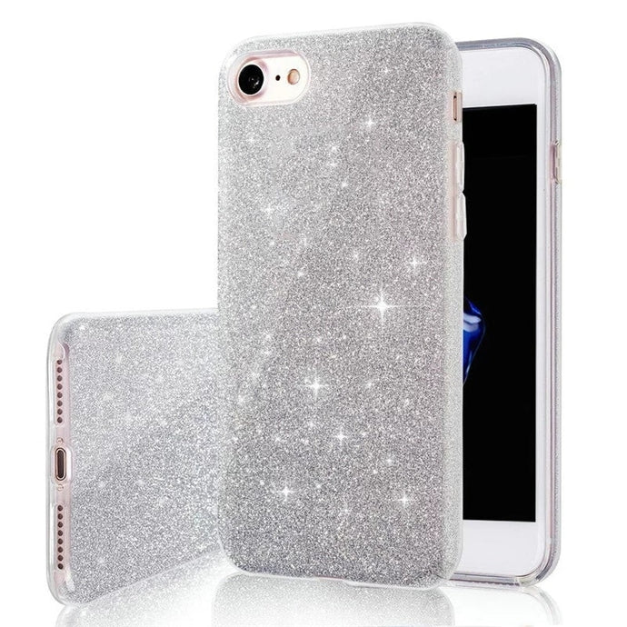Glitter Silver Ochranný Kryt pre iPhone 7/8/SE 2020