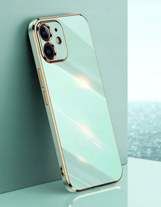 Lighting Mint-Gold Ochranný Kryt pre iPhone 12