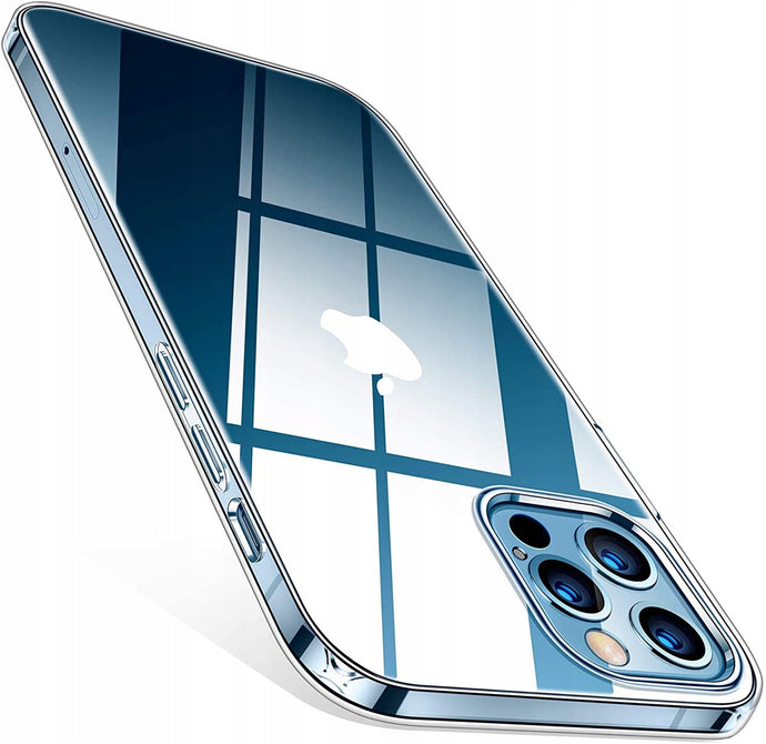Clear Transparent Ochranný Kryt pre iPhone 12 / 12 Pro
