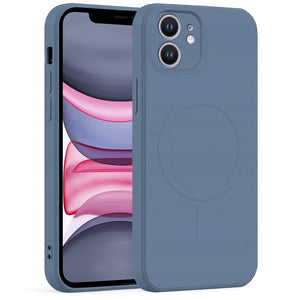 MagSafe Silicone Case Blue Ochranný Kryt pre iPhone 12 Mini