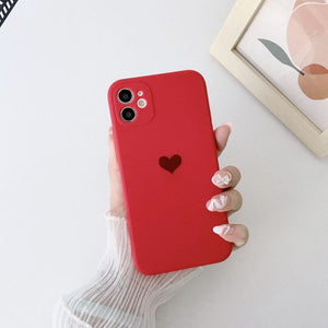 Valentine Heart Case Red Ochranný Kryt pre iPhone 14 Pro