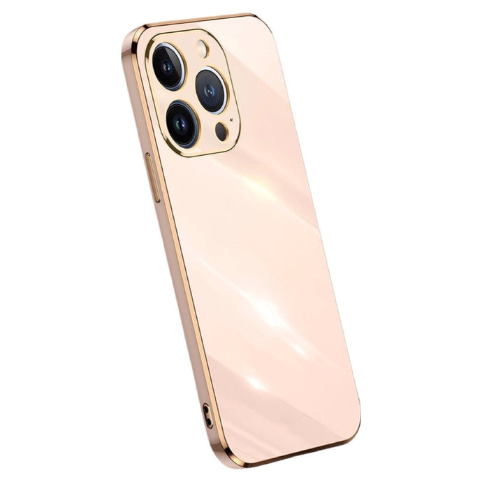 Lighting Pink-Gold Ochranný Kryt pre iPhone 12 Pro Max