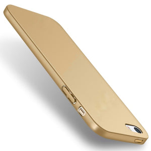 Slim Case Matte PC Gold Ochranný Kryt pre iPhone 5/5S/SE
