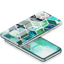 Načítať obrázok do zobrazovača galérie, Marble Cosmo Green Ochranný Kryt pre iPhone 12 Pro Max
