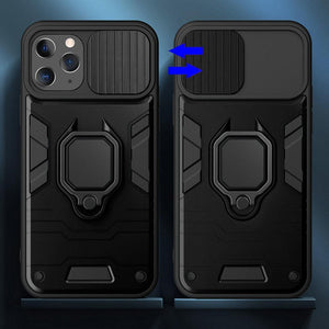 Lens Ring Rugged Case Black pre iPhone 11 Pro