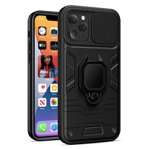 Lens Ring Rugged Case Black pre iPhone 11 Pro