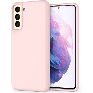 Premium Silicone Case Pink Ochranný Kryt pre Samsung Galaxy S21 Plus