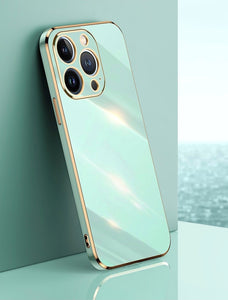 Lighting Mint-Gold Ochranný Kryt pre iPhone 12 Pro Max
