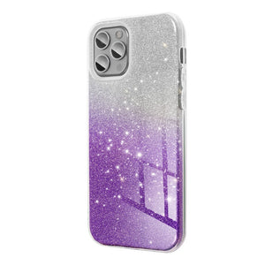 Glitter Purple-Silver Ochranný Kryt pre Samsung Galaxy A52 / A52 5G / A52s