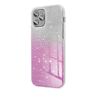 Glitter Silver-Pink Ochranný Kryt pre iPhone 13 Mini