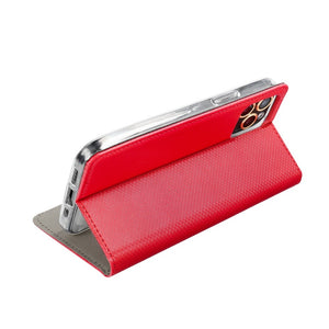 Knižkové Magnetické Púzdro Red pre iPhone 13 Pro Max