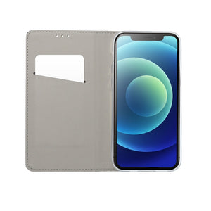 Knižkové Magnetické Púzdro Blue pre iPhone 13 Pro Max