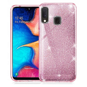 Glitter Pink Ochranný Kryt pre Samsung Galaxy A40