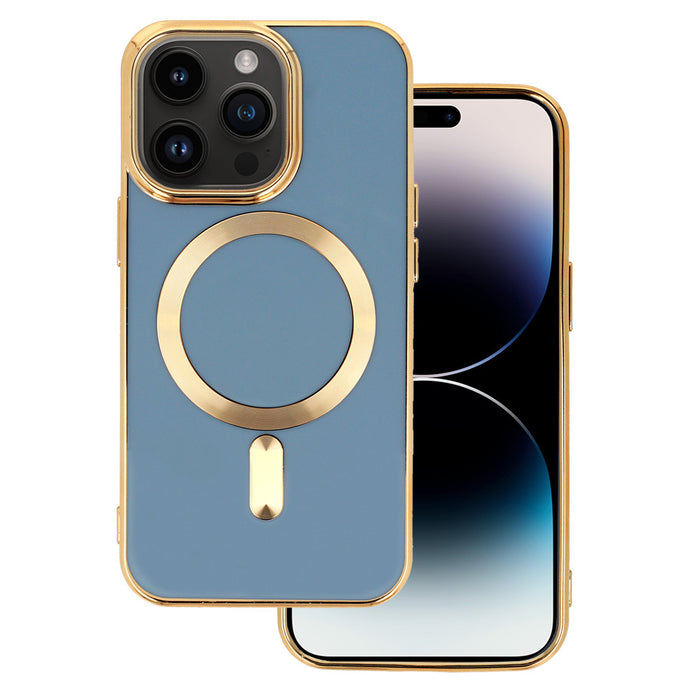 Premium MagSafe Case Blue Ochranný Kryt pre iPhone 12 Pro