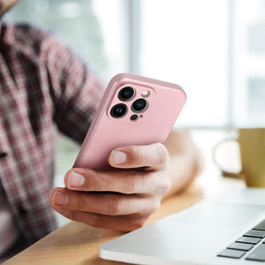 Metallic Pink Ochranný Kryt pre iPhone 13 Pro Max