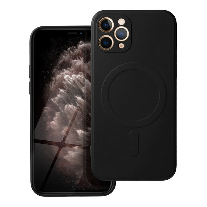 MagSafe Silicone Case Black Ochranný Kryt pre iPhone 13 Pro Max