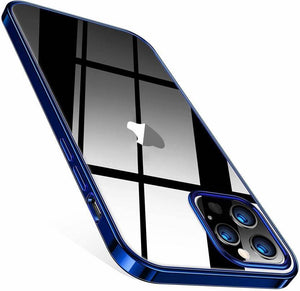 Luxury Plate Case Blue Ochranný Kryt pre iPhone 13 Pro
