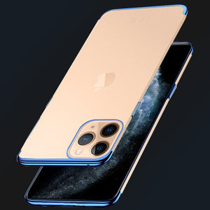 Luxury Plate Case Blue Ochranný Kryt pre iPhone 11 Pro Max