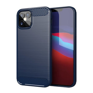 Carbon Blue Ochranný Kryt pre iPhone 12 Mini