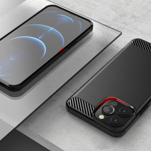 Carbon Black Ochranný Kryt pre iPhone 13 Pro Max
