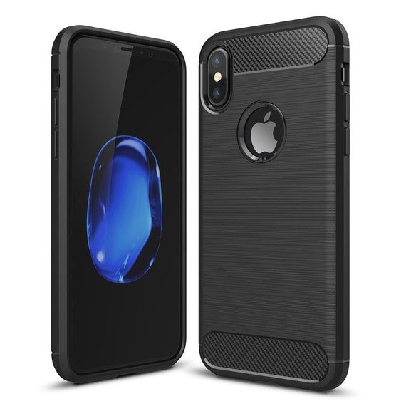 Carbon Black Ochranný Kryt pre iPhone XR