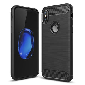 Carbon Black Ochranný Kryt pre iPhone X/XS