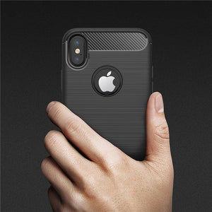 Carbon Black Ochranný Kryt pre iPhone XR