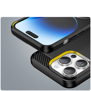 Carbon Black Ochranný Kryt pre iPhone 14 Pro