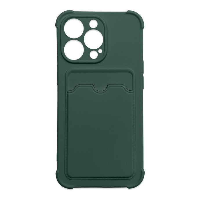 Card Air Bag Case Green Ochranný Kryt pre iPhone 12 Pro