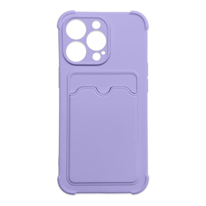 Card Air Bag Case Purple Ochranný Kryt pre iPhone 12 Pro