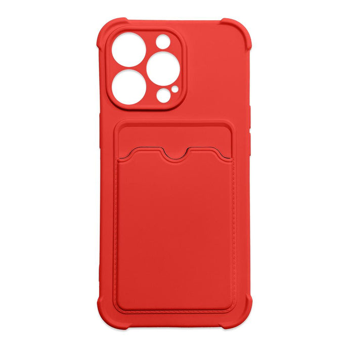 Card Air Bag Case Red Ochranný Kryt pre iPhone 12 Pro