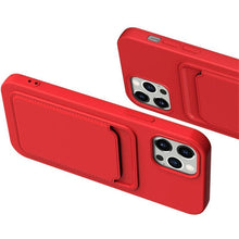 Načítať obrázok do zobrazovača galérie, Card Wallet Silicone Case Ochranný Kryt pre Samsung Galaxy S21 Ultra
