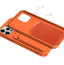 Načítať obrázok do zobrazovača galérie, Card Wallet Silicone Case Ochranný Kryt pre Samsung Galaxy S21 Ultra
