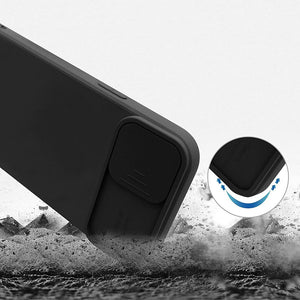 Camera Lens Slider Black Ochranný Kryt pre iPhone 12 Pro Max