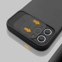 Načítať obrázok do zobrazovača galérie, Camera Lens Slider Black Ochranný Kryt pre iPhone 7/8/SE 2020
