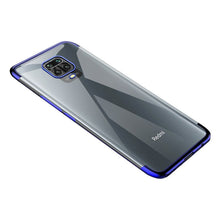Načítať obrázok do zobrazovača galérie, Luxury Plate Case Blue Ochranný Kryt pre Xiaomi Redmi Note 9
