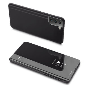 Smart Clear View Black Ochranný Kryt pre Samsung Galaxy S21 Ultra