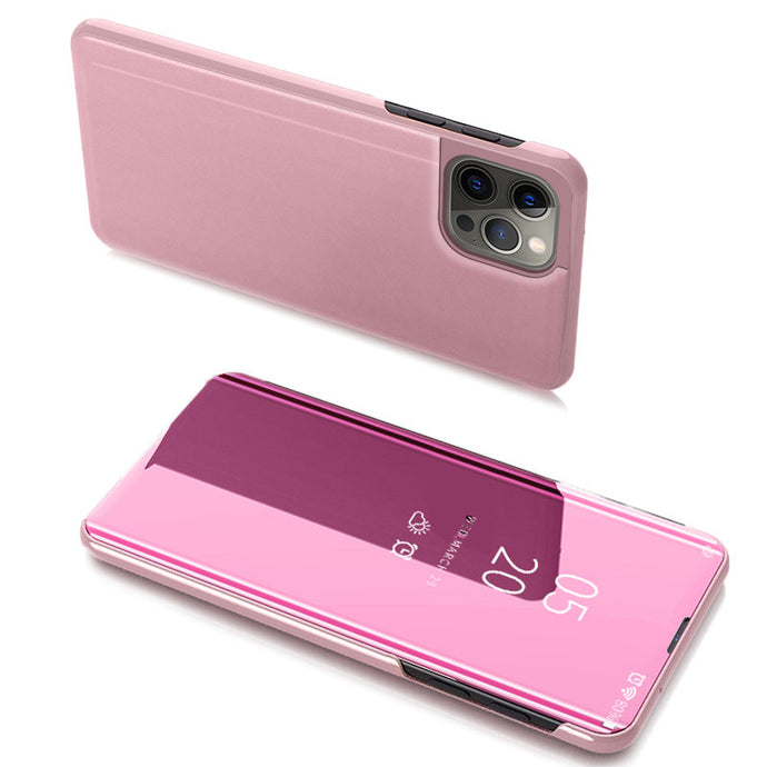 Smart Clear View Pink Ochranný Kryt pre iPhone 13 Pro Max