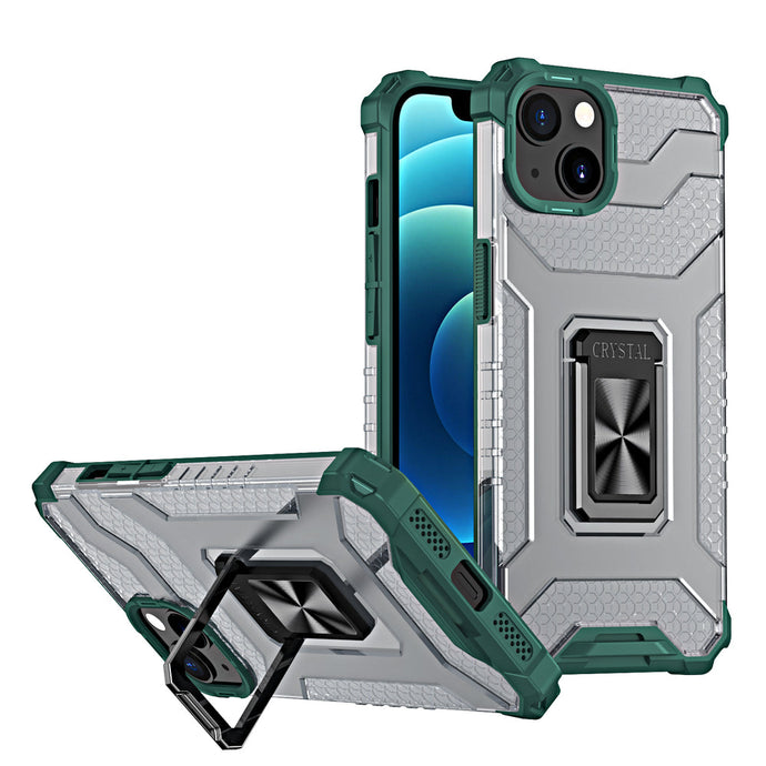 Crystal Ring Armor Green Ochranný Kryt pre iPhone 12 Mini
